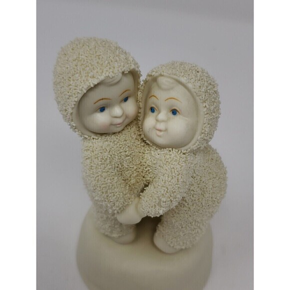 SNOWBABIES DEPT 56 FIGURINES "GO AHEAD, LEAN ON ME" 2007 RETIRED FRIENDSHIP - Picture 2 of 8